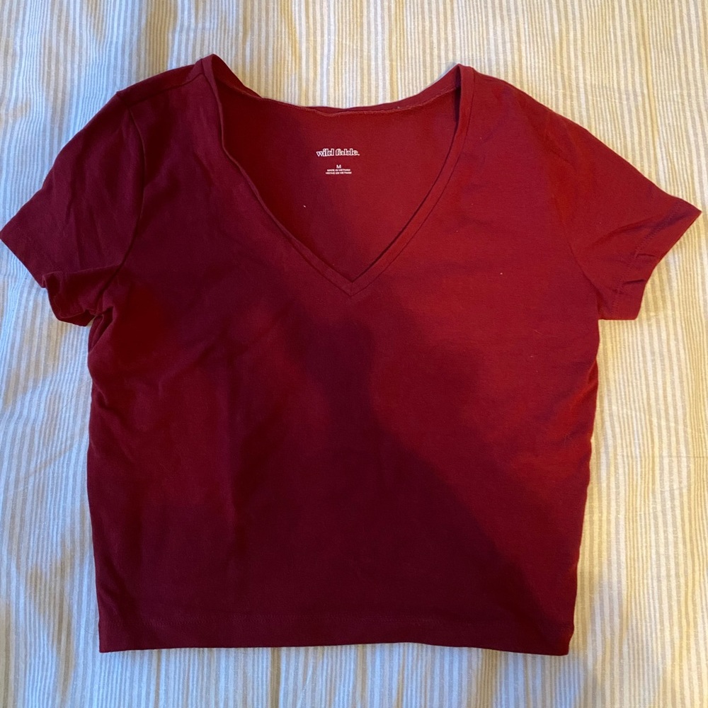 M Wild Fable Cropped Tee